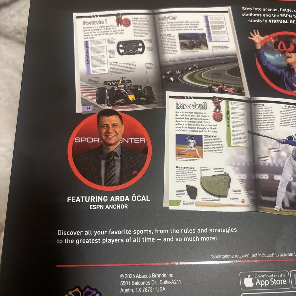 Virtual Reality ESPN SPORTS SET!! NEW!!!