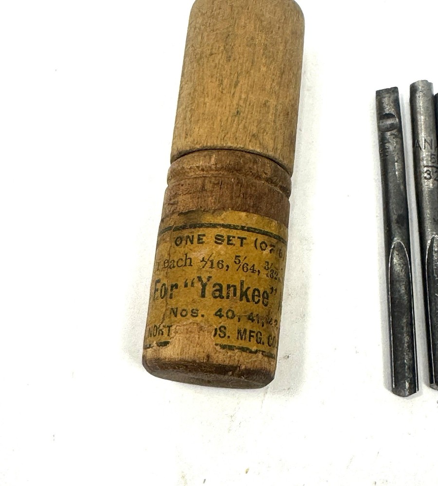 North Brothers YANKEE Push Drill Points, 8 Bit Set
