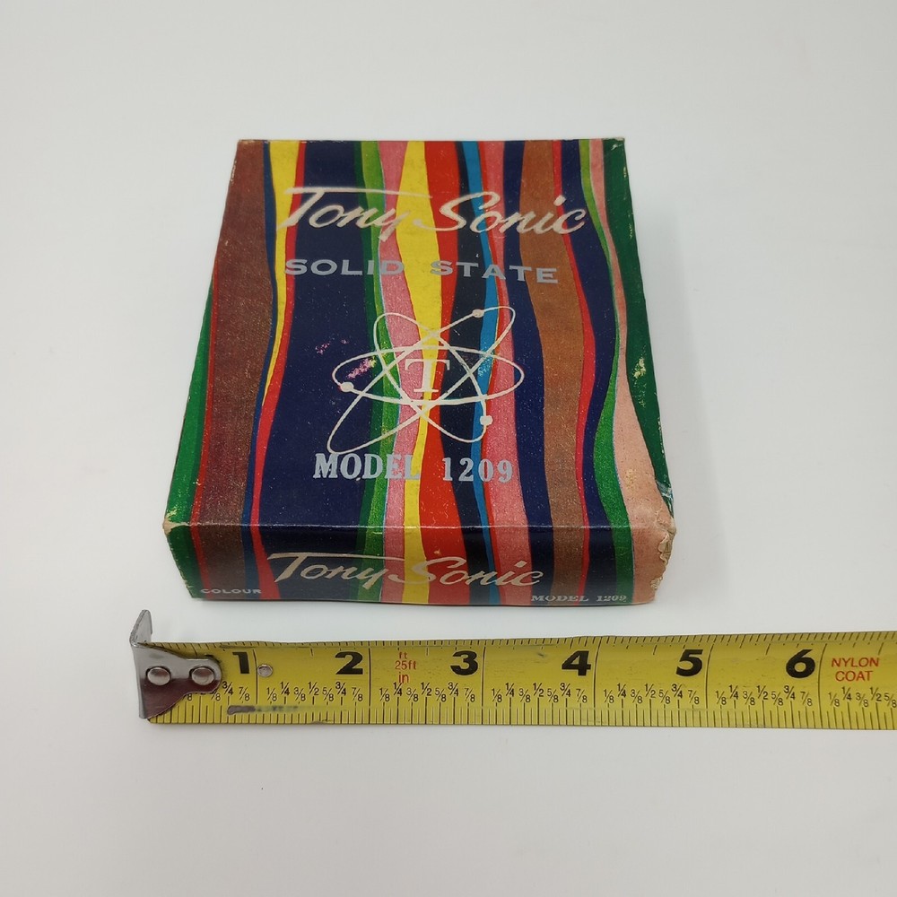 Vintage Tony Sonic Solid State Receiver Model 1209 With Original Box