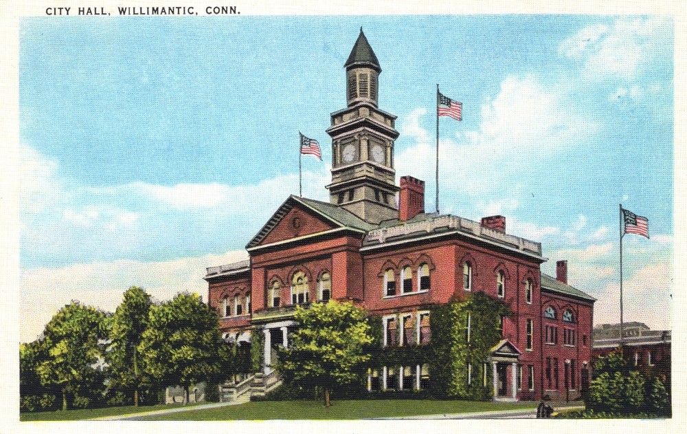 CITY HALL, WILLIMANTIC, CONN.  -  PC7403