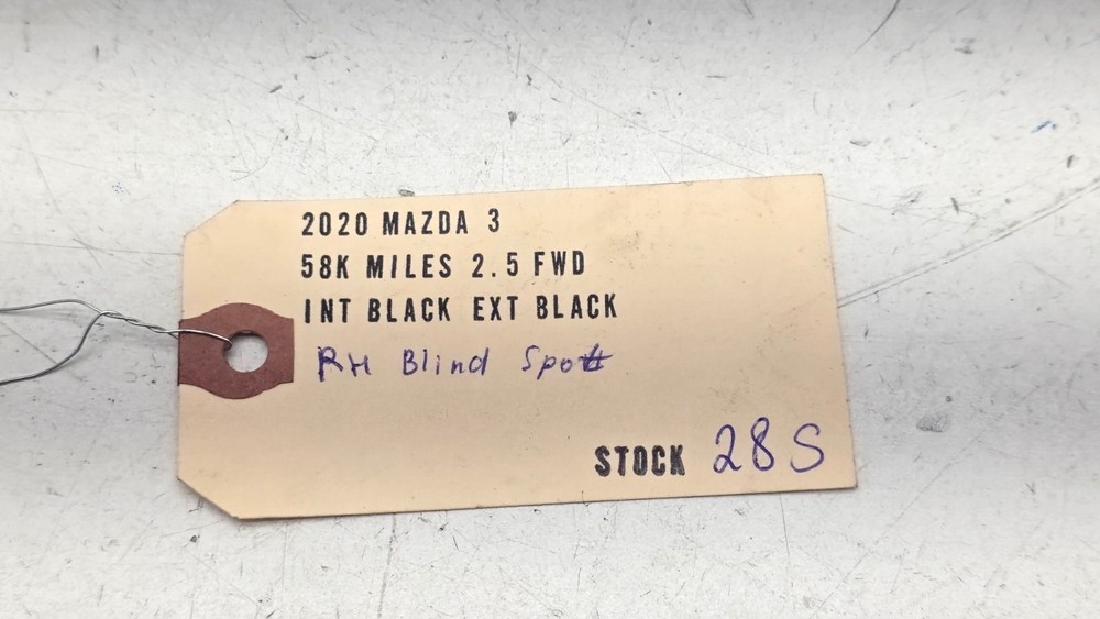 2019-2023 MAZDA 3 REAR RIGHT OR LEFT SIDE BLIND SPOT RADAR SENSOR MODULE OEM