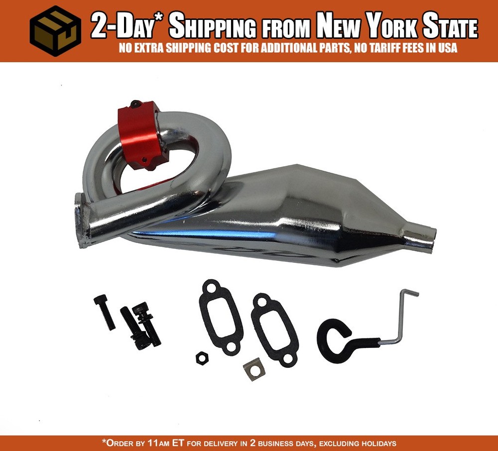 Baja HD Rear Mount Tuned Exhaust Pipe & CNC Clamp