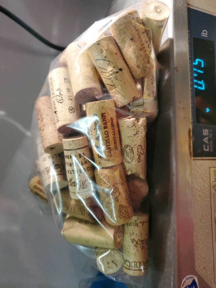 Used Wine Corks some Plastic and  Champagne. Mainly cork. Priced right.