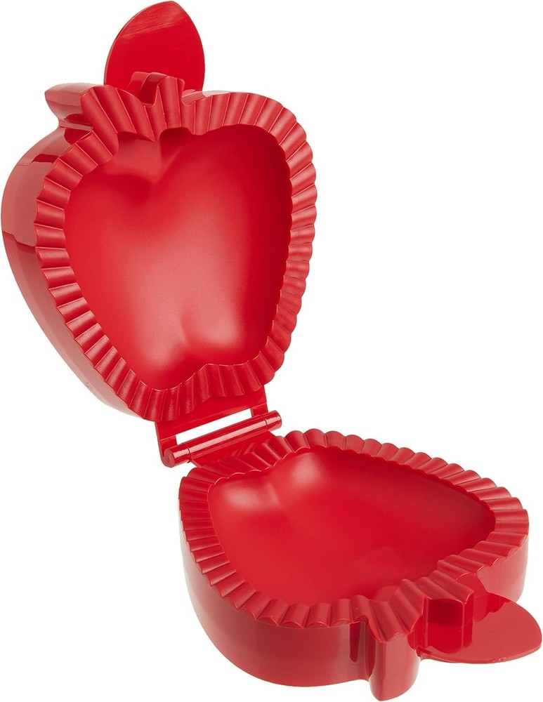R M 5 Inch Pocket Pie Maker Apple Shape Hand Pie Press Red