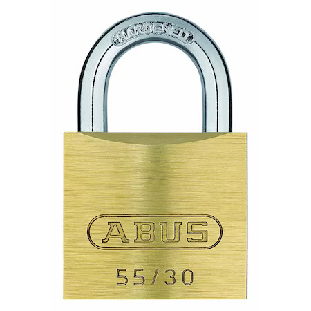 Abus 55066 Brass Padlock