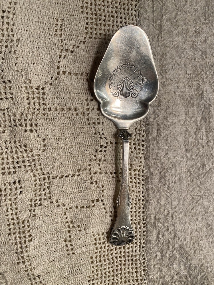 Vintage Magnus Asse Norway 830S Silver Server 6” With Shell Design