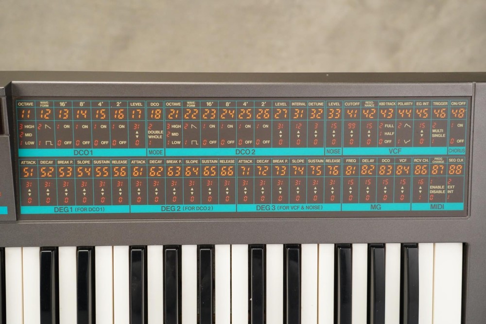 Korg Poly-800 Polyphonic Synthesizer w/ Filter Mods & Original Box #56009