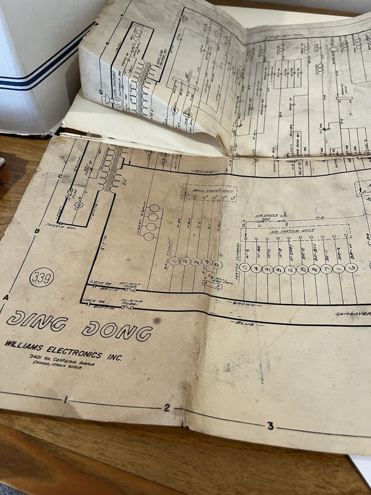 Ding Dong Pinball Schematic