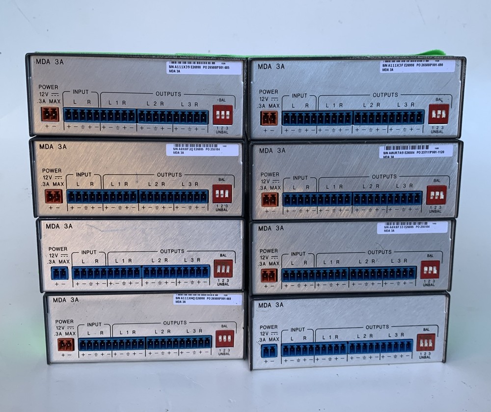 Extron MDA 3A Three Output Stereo Audio Distribution Amplifier