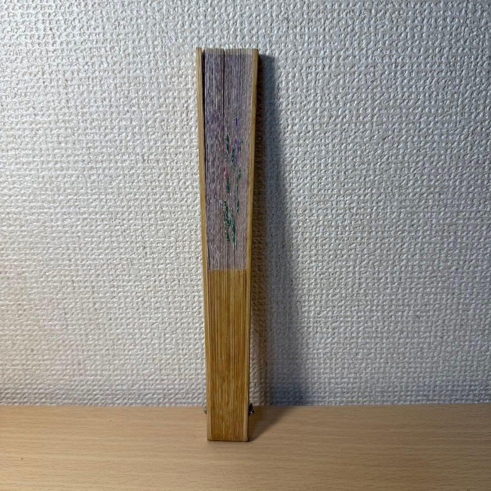 Folding Sensu Fan floral bamboo