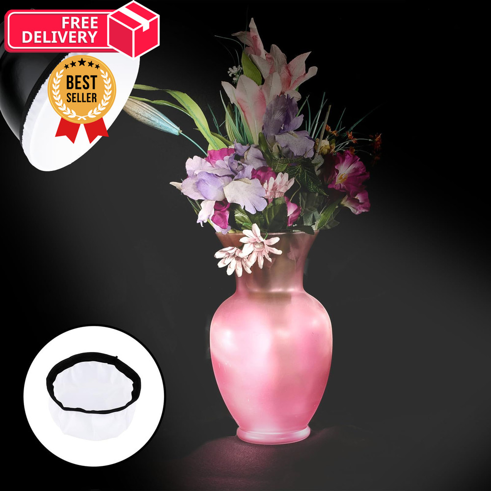 2Pcs Light Diffuser Sock, 7"/18cm Lamp Cover White Soft One Size, 2