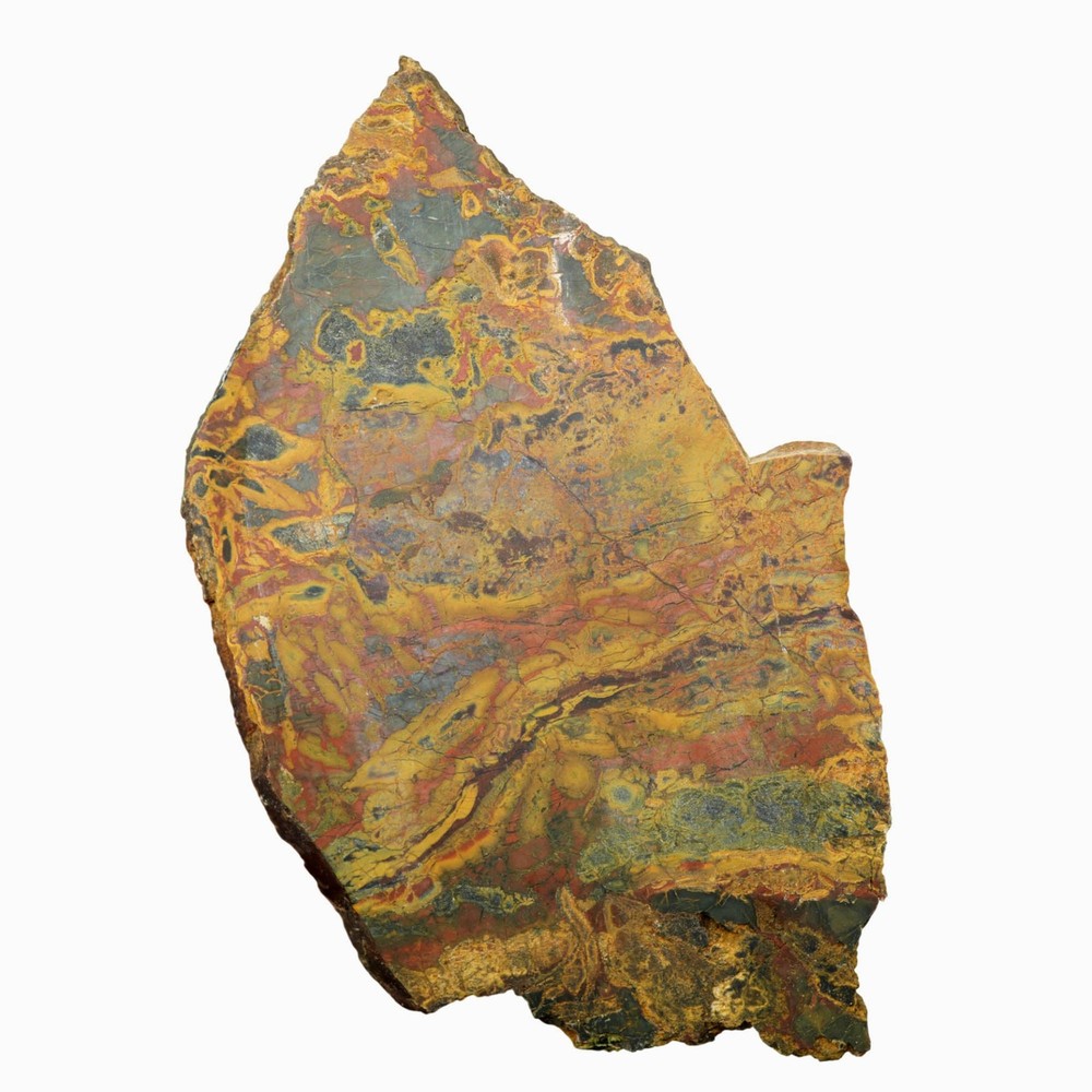 Kaleidoscope Jasper Slab - Floating Orb Psychedelic Pattern