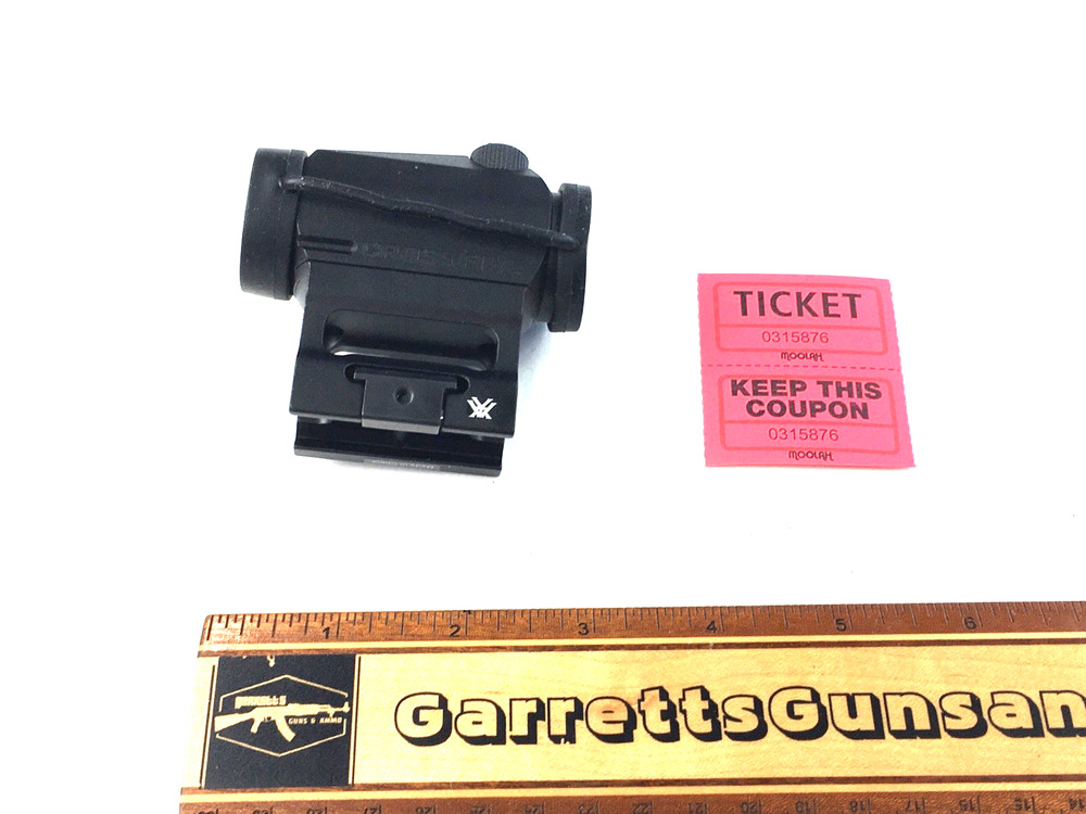 Vortex Crossfire red dot sight CF-RD2 optic tested works 315876