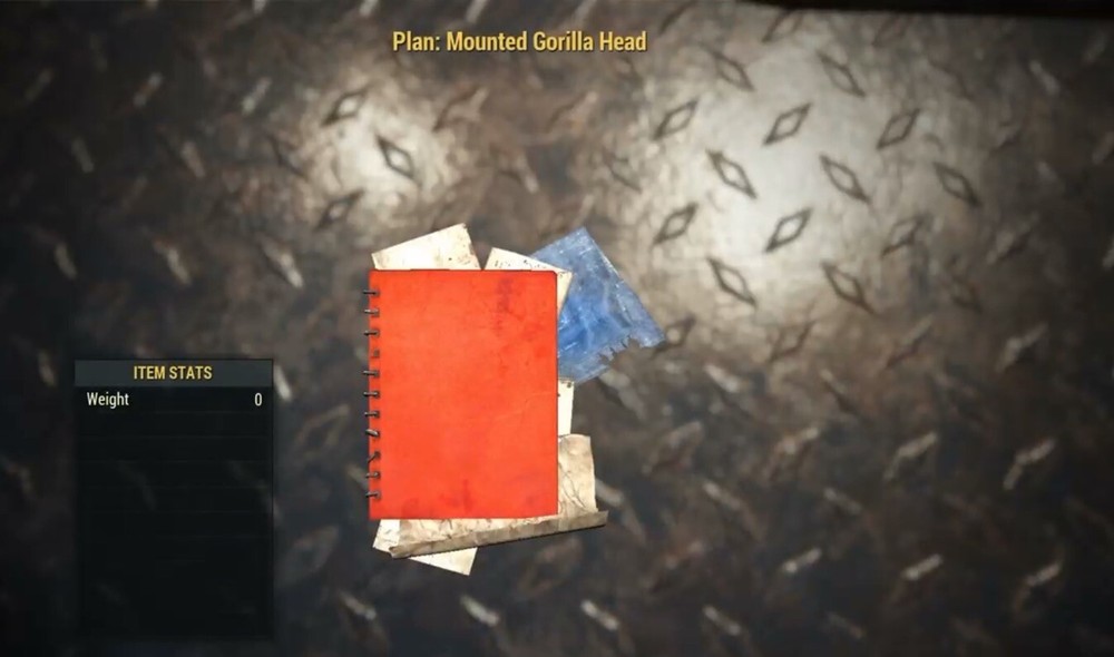 (Xbox) Mounted Gorilla Head Plan