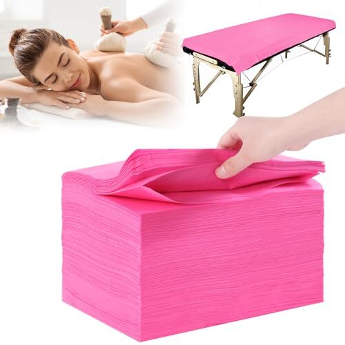 50 Pack Disposable Bed Sheets for Salon Massage Spa Table Cover