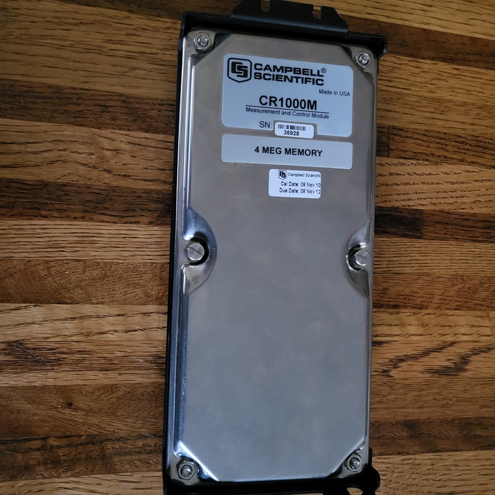Campbell Scientific Model CR1000M data logger with wiring panel