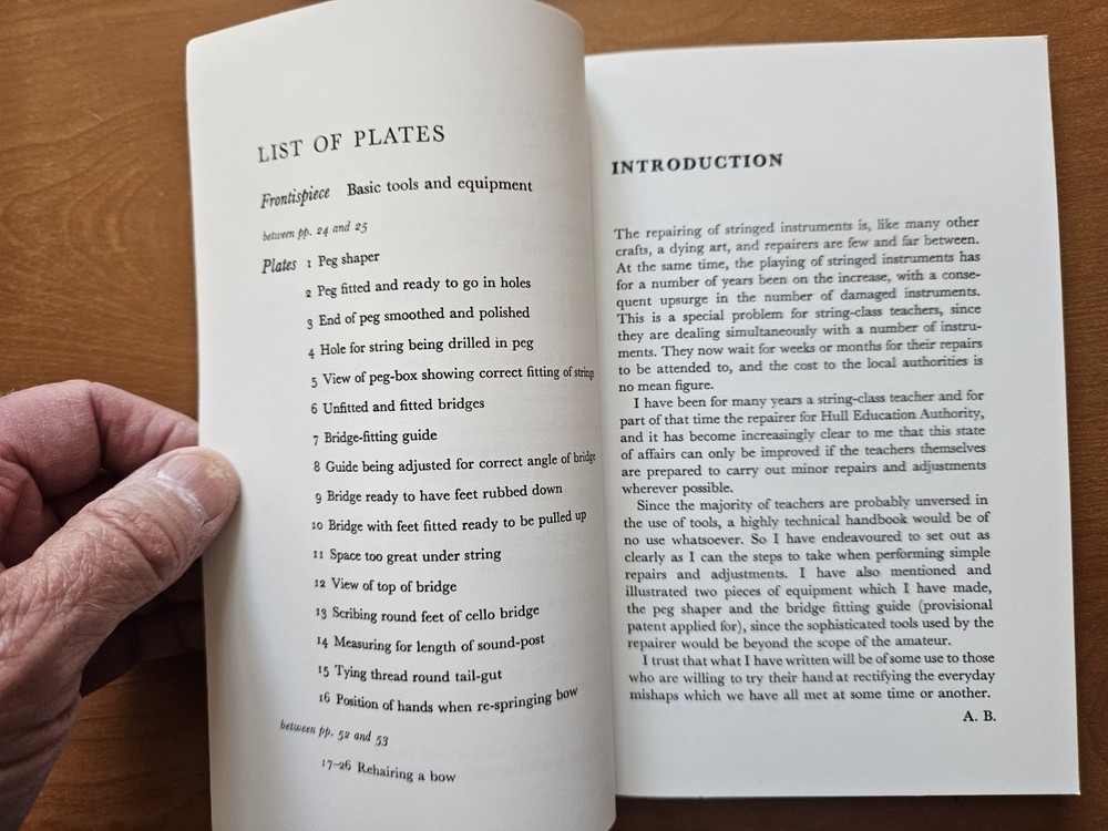 Basic String Repairs: A Guide For String-Class Teachers by Arthur Burgan...