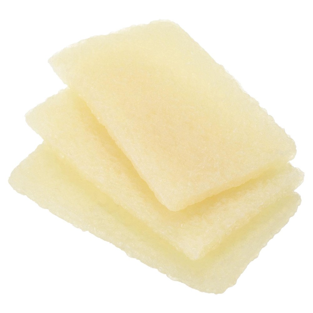 3pcs 70x40x6mm Rectangle Adhesive Remove Cleaning Tool, White