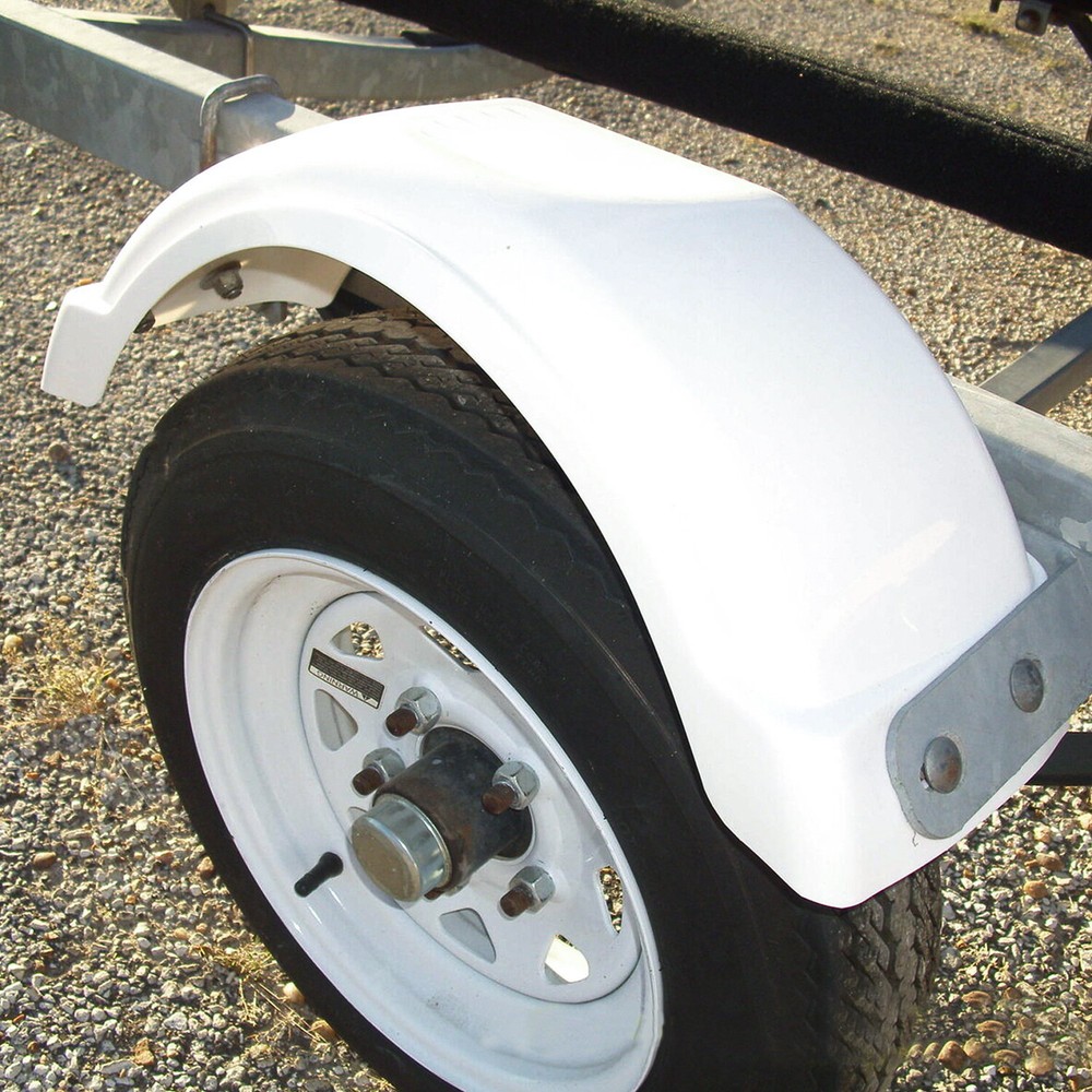 Set of 2 PWC/Jet Single Axle Trailer Fenders w/ Step for 8"-12" Tire Wheel