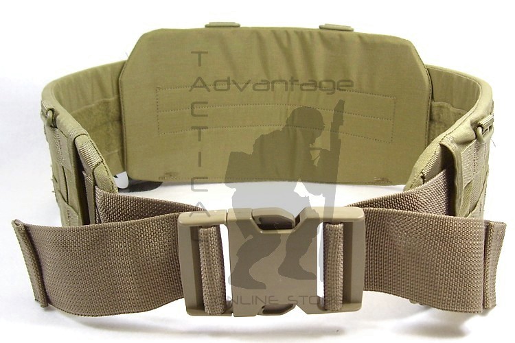 BAE Systems ECLiPSE Padded MOLLE Assault Belt - SM/MD MJK khaki