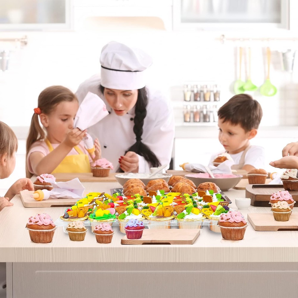 24 Counts X 10 Sets Cupcake Containers 24 Count Cupcake Boxes Plastic Cupcake Ca