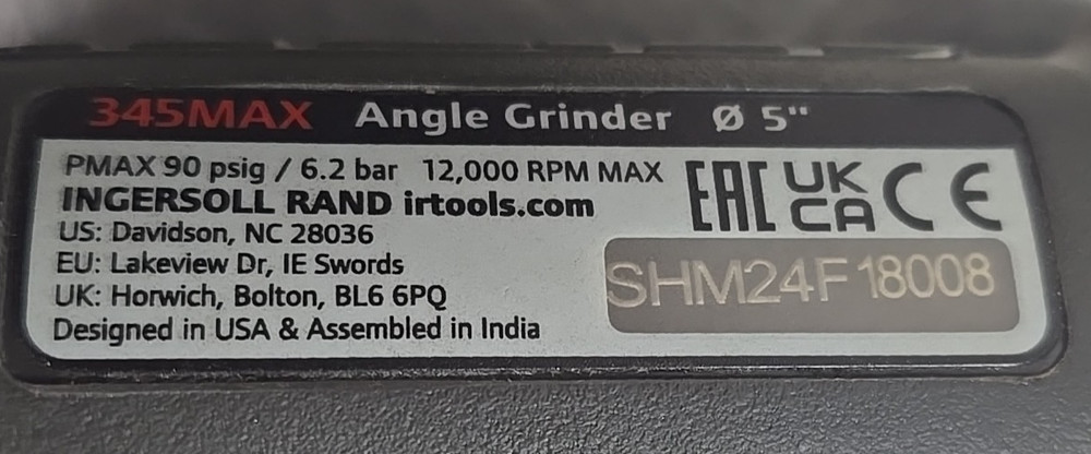 Ingersoll Rand 345max