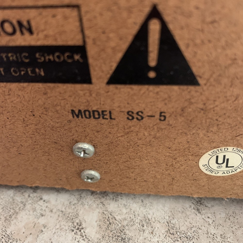 ADC Stereo Frequency Equalizer Model SS-5 Sound Shaper Five WORKS Tested