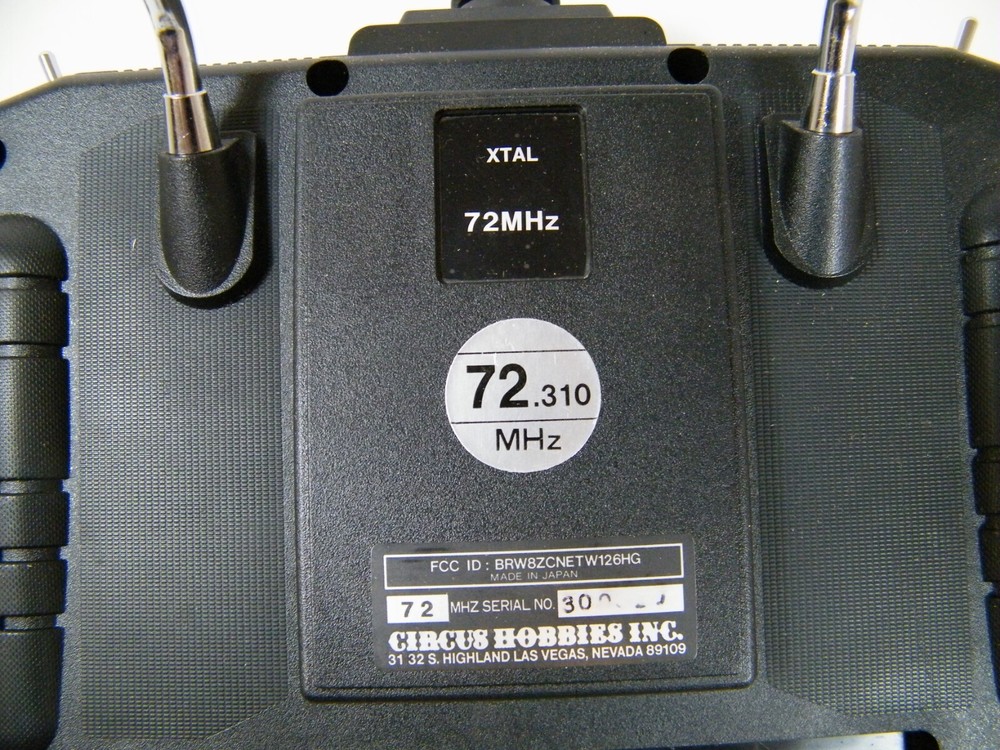 PCM MAX COMPUTER JR RADIO CONTROL HELICOPTER TRANSMITTER