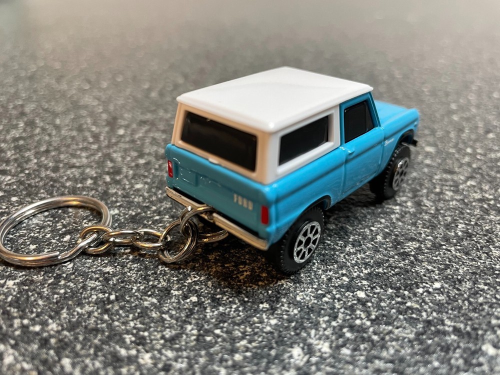 1966 Ford Bronco Keychain Custom Diecast