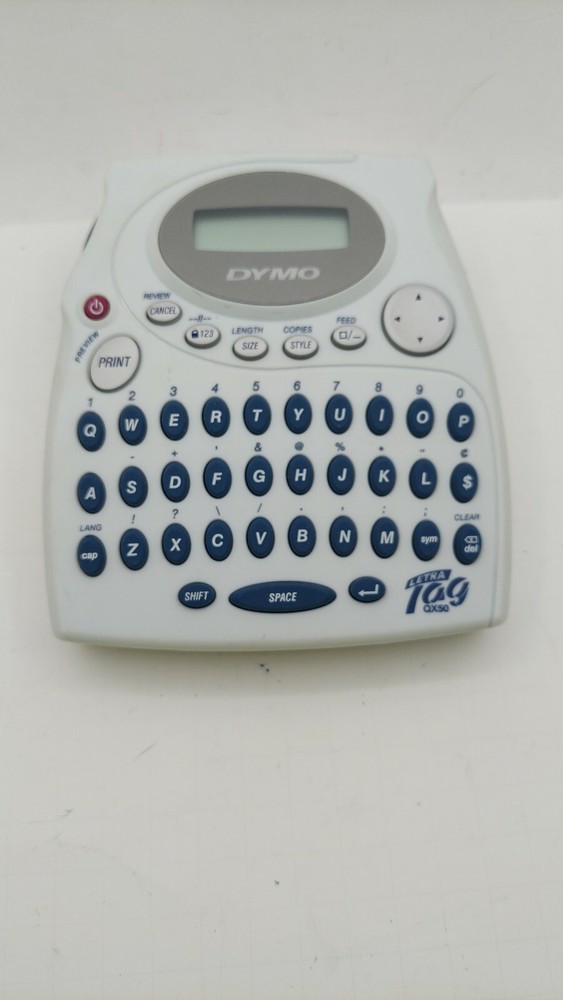 Dymo Letra Tag QX50 Electronic Label Maker Handheld