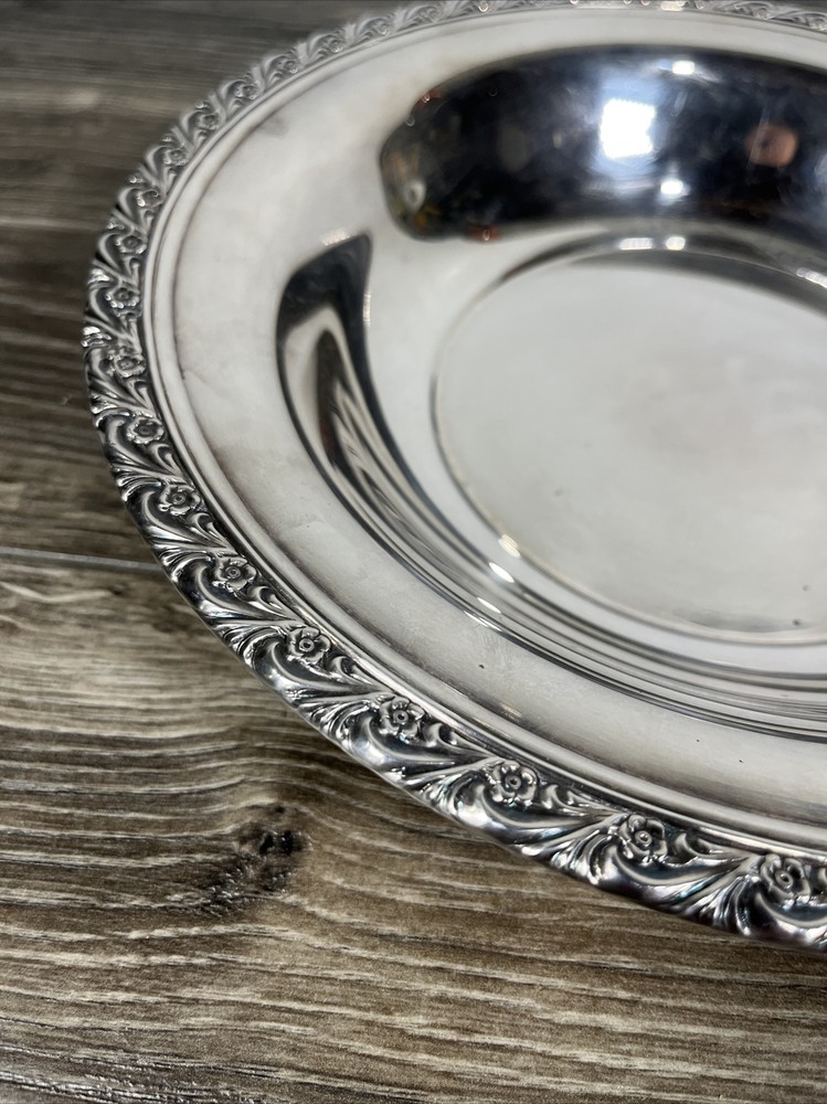wm rogers silverplate bowl