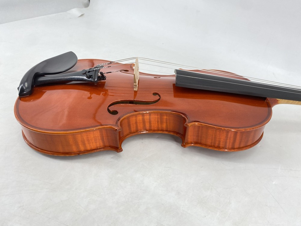 Handcrafted 4/4 Violin Solid One-Piece Back Flamed Maple Spruce Top Complete Set