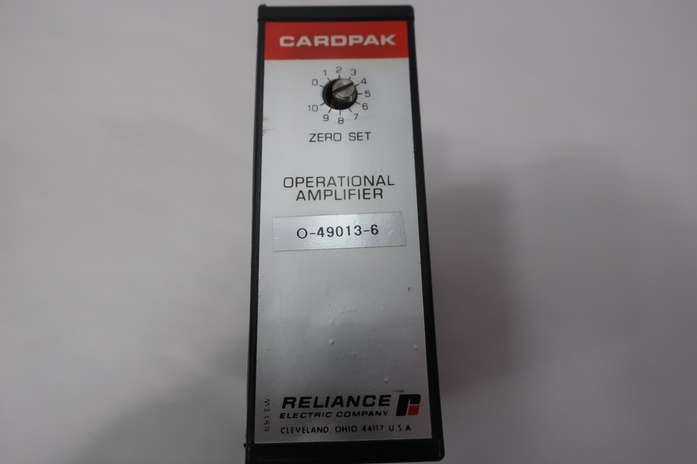 Reliance O-49013-6 Operational Amplifier Module