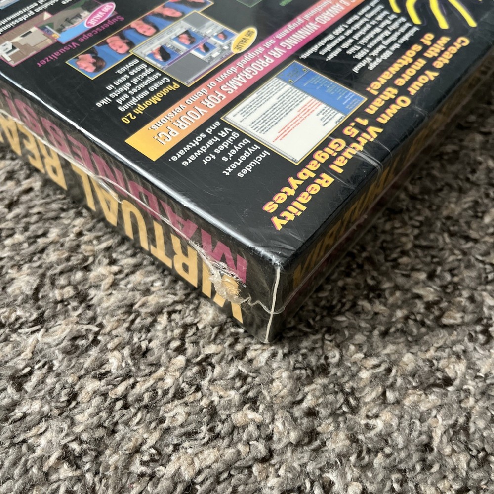 New Virtual Reality Madness 1996 VR Program PC SEALED