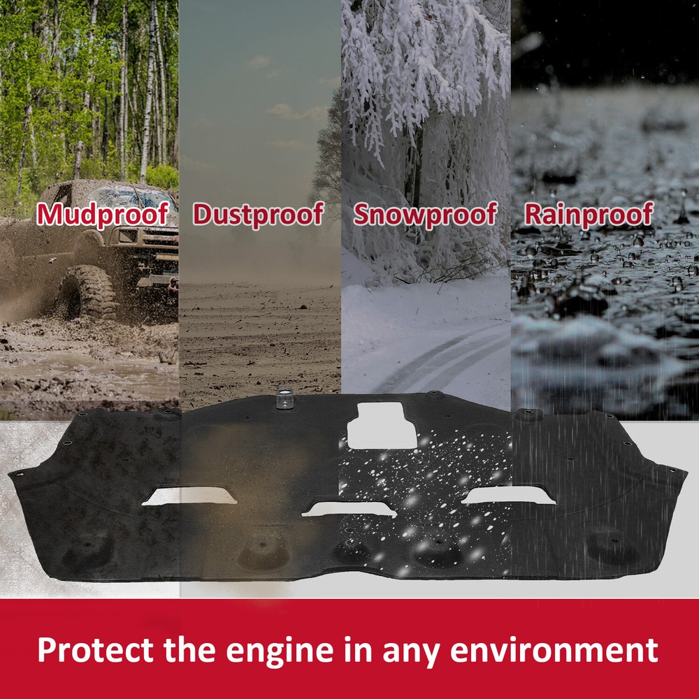 Engine Under Cover Splash Shield Front Support For 2015 2016 2017 Hyundai Sonata