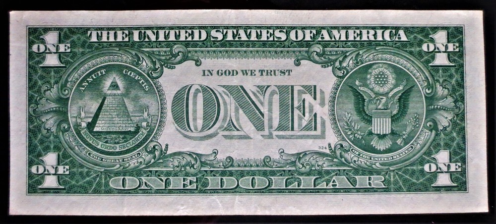 US 1 DOLLAR SILVER CERTIFICATE 1957