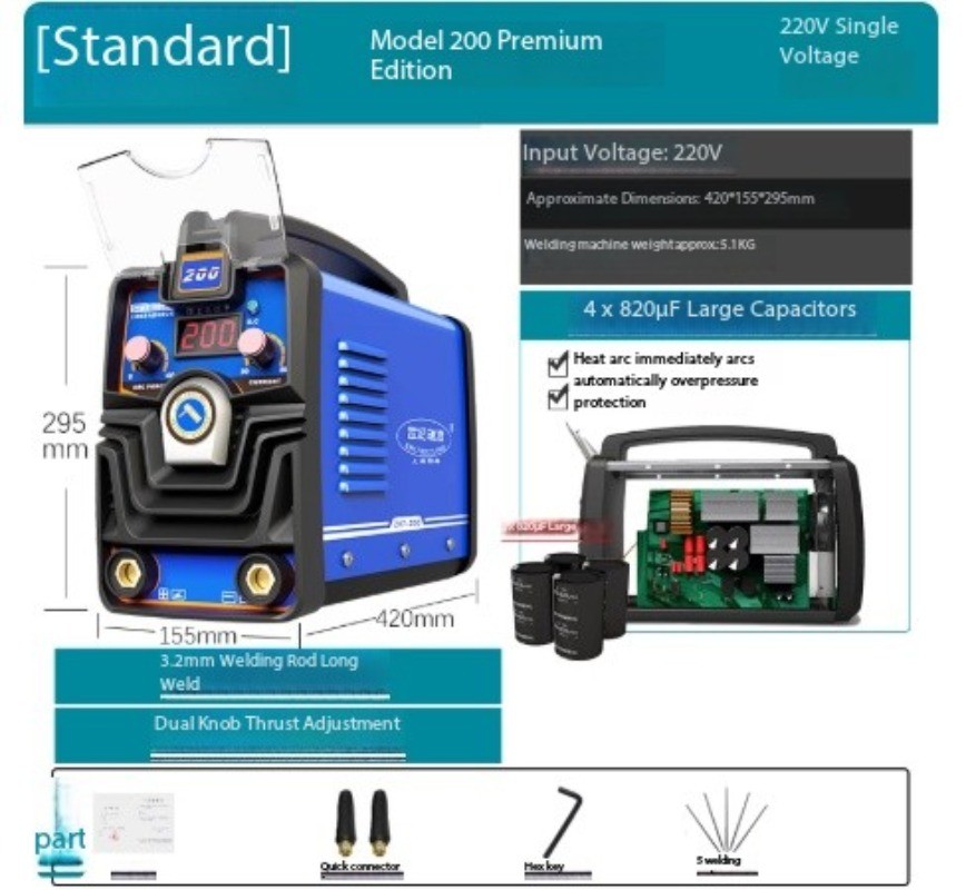 Home Use 220V Portable Handheld Fully Automatic Mini Welding Machine
