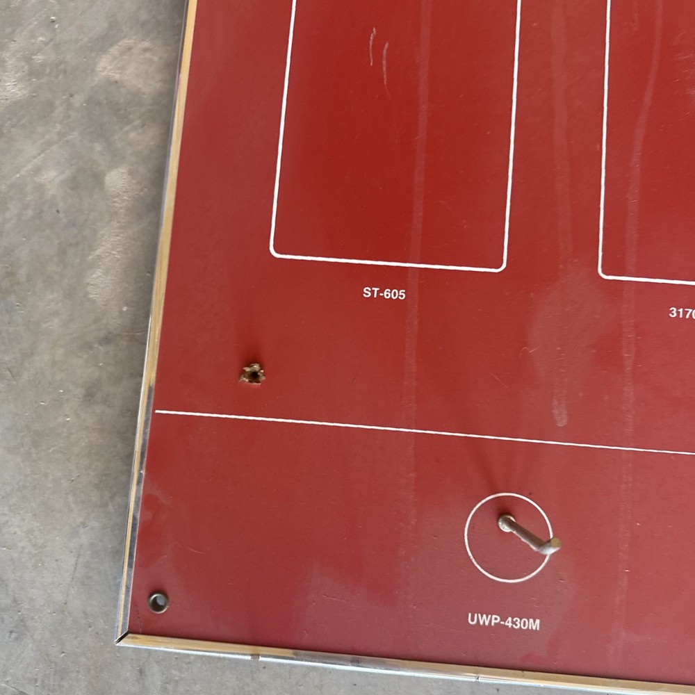 Vintage Black Hawk Hand Tools Display Advertisement Board DBD-18A