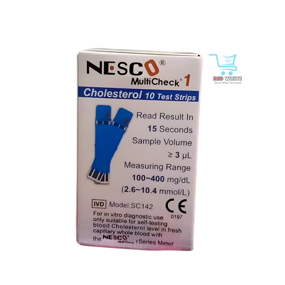 NESCO Multicheck Cholesterol Test Strips – Compatible Test Strips Pack