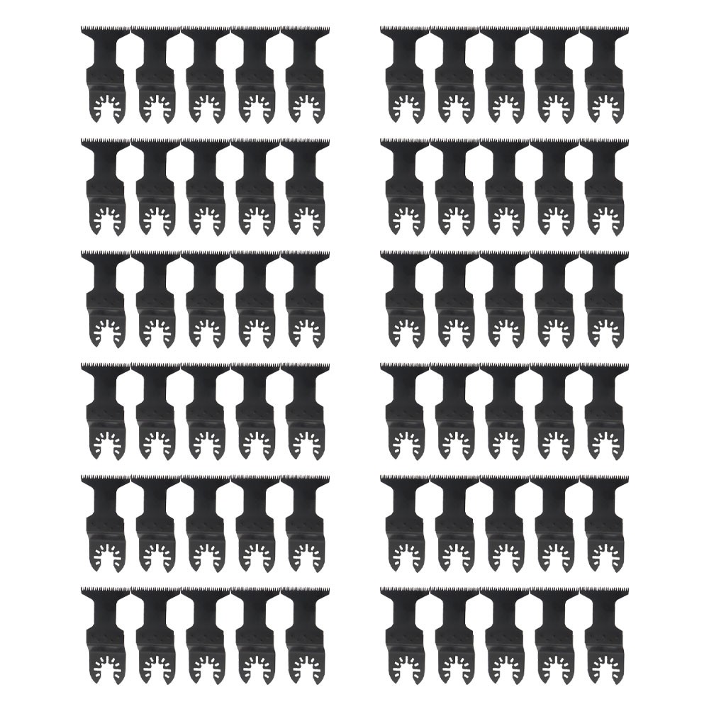 60 Pcs 1.75" - 3.5" Oscillating Multitool Tool Quick Release Saw Blades