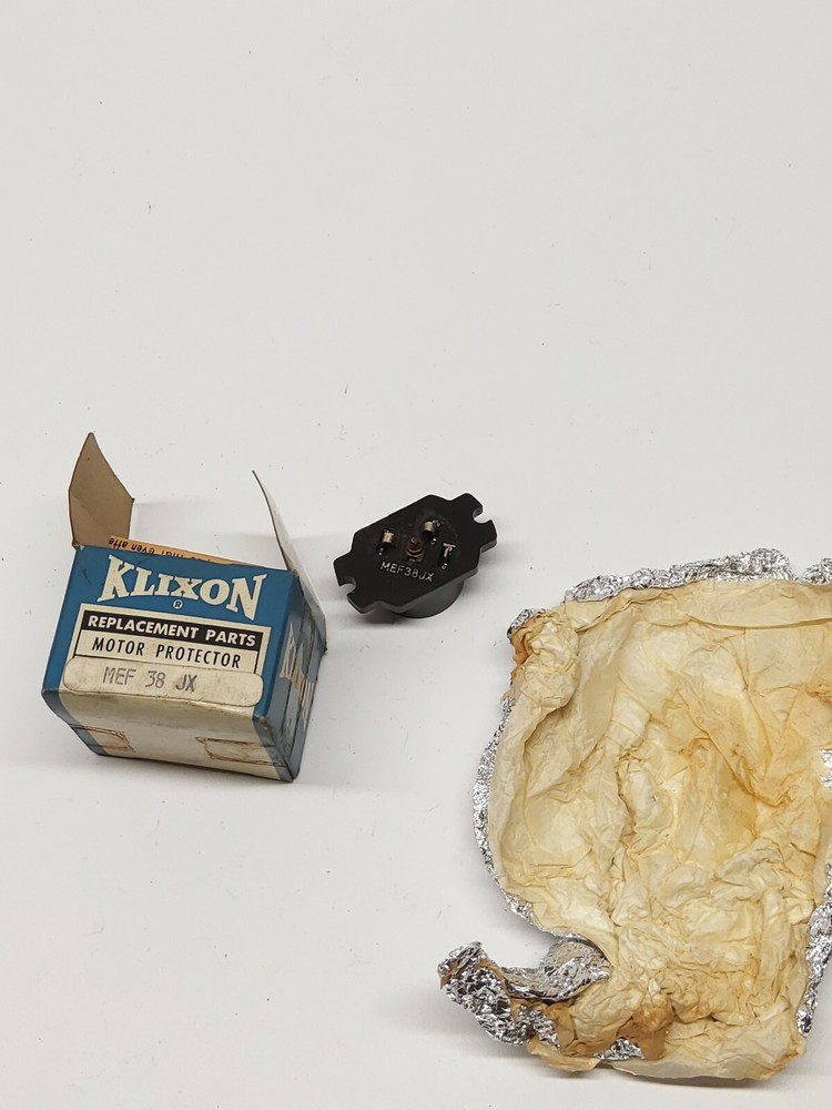 KLIXON MOTOR PROTECTOR MEF38JX (NOS)