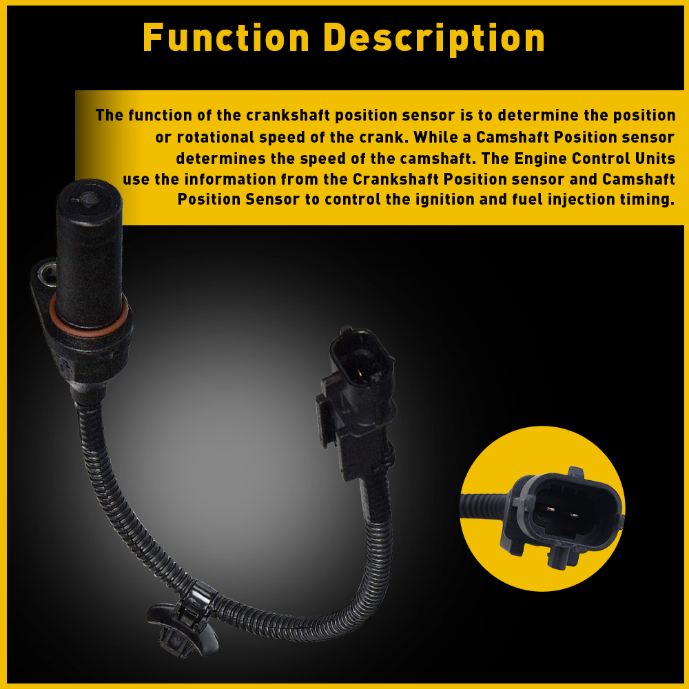 For Kia SOUL 2010 2011 2012 2013 1Pcs Crankshaft Position Sensor Replacement Kit