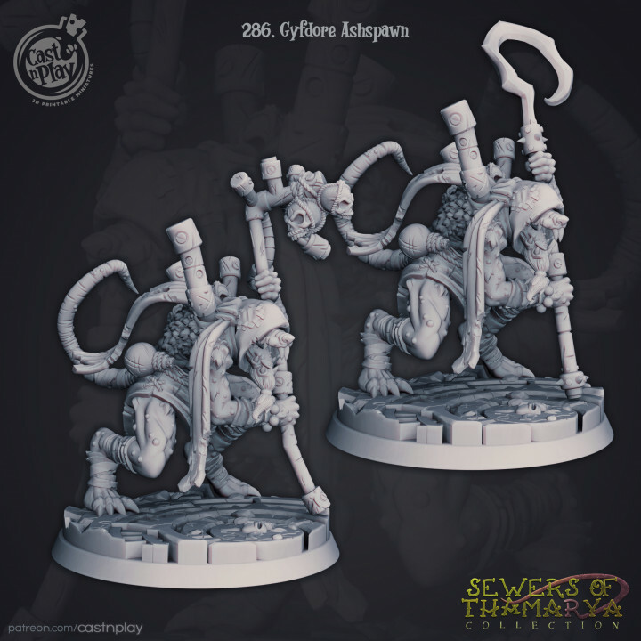 Gyfdore Ashspawn Miniature | D&D DnD |