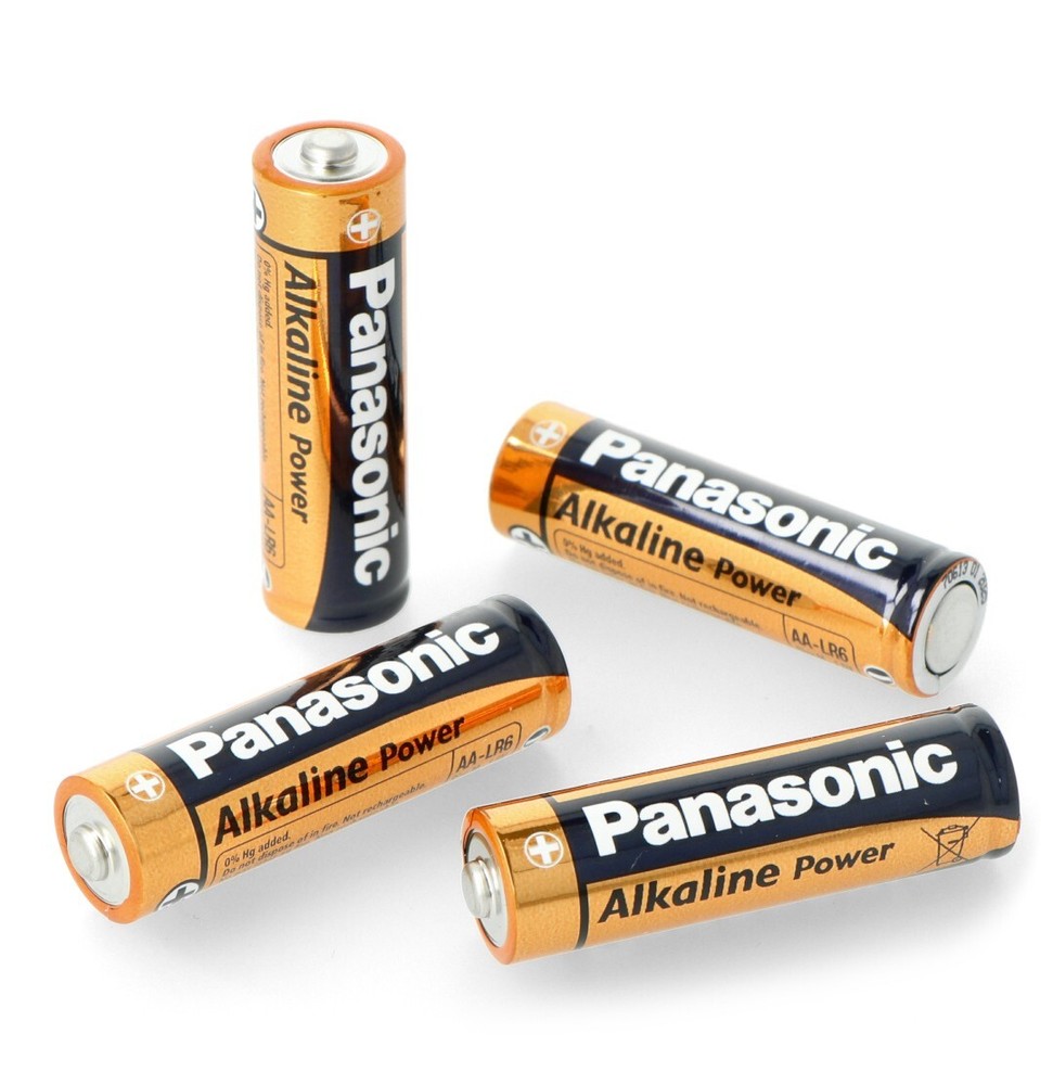 Panasonic AA 4 Pack Alkaline Power Batteries