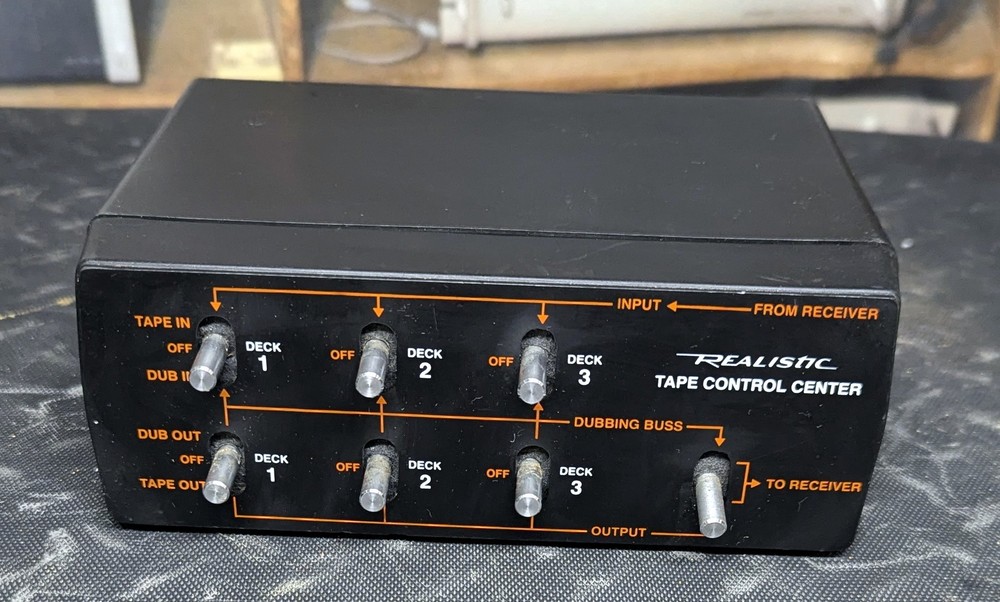 Realistic tape control center / switchbox