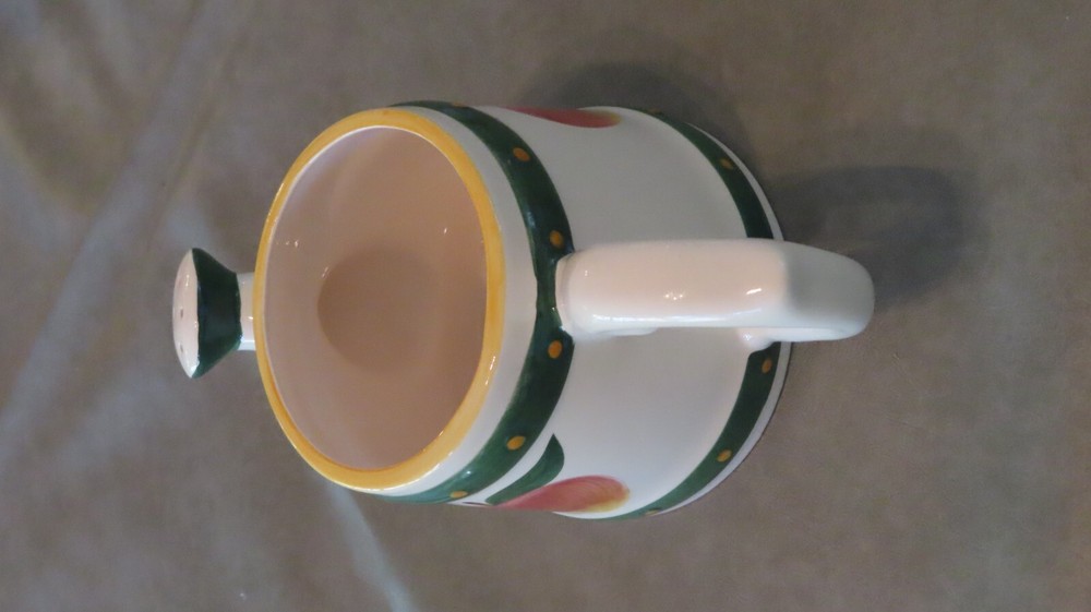Ceramic Apple Design Watering Can planter by Asia Master Group 1995