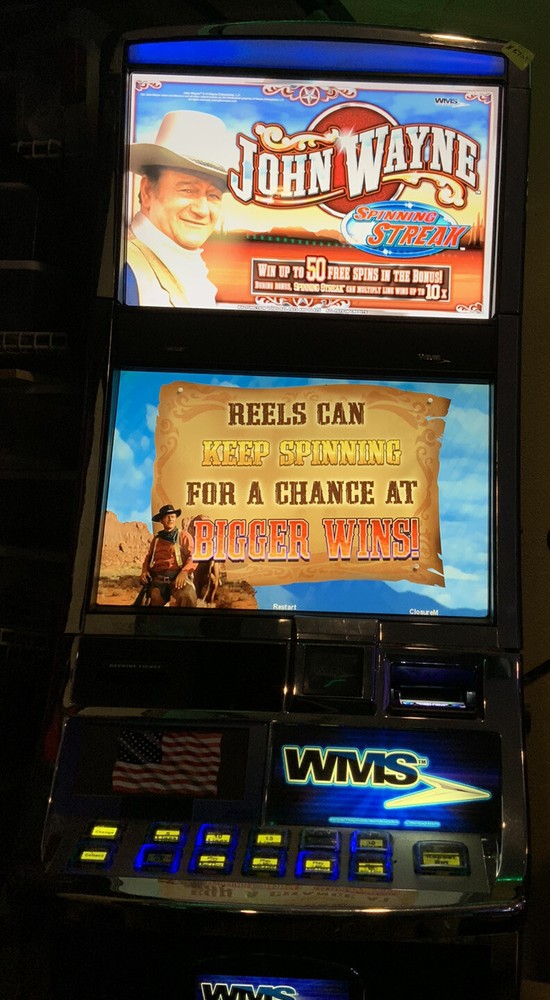 WMS WILLIAMS SLOT MACHINE BB2 SOFTWARE SET - JOHN WAYNE SS