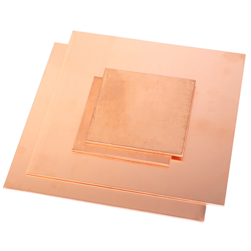 Copper Sheet, Plate Thin Material Solid Various Thickness And Sizes Copper Sheet