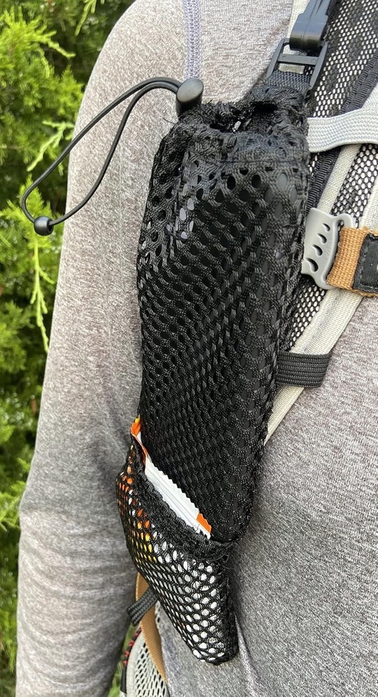 Backpack Shoulder Strap Phone & Snack Holder/Carrier