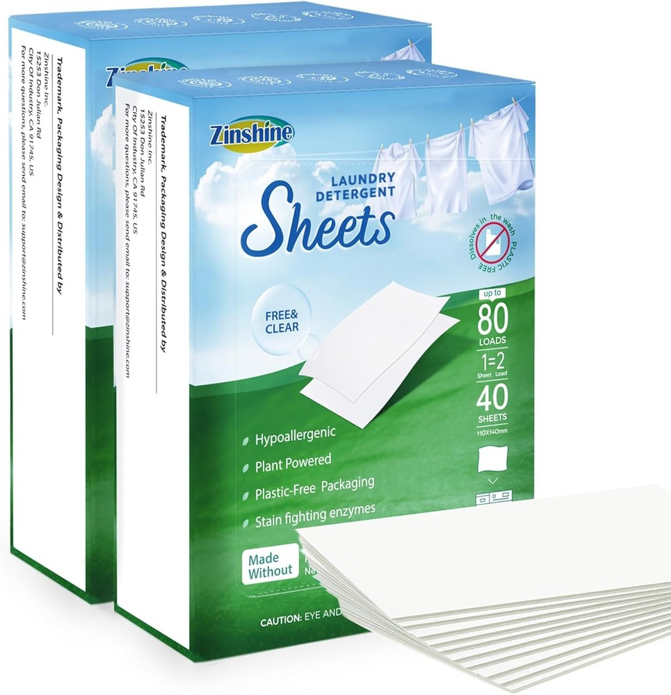 Laundry Deternt Sheets - Eco Friendly Laundry Washing Sheets,